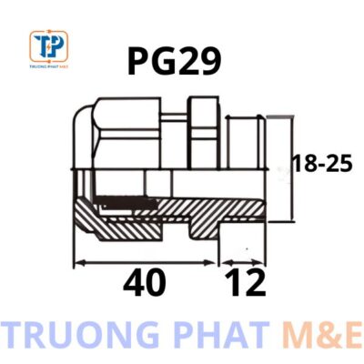 Ốc Siết Cáp PG29