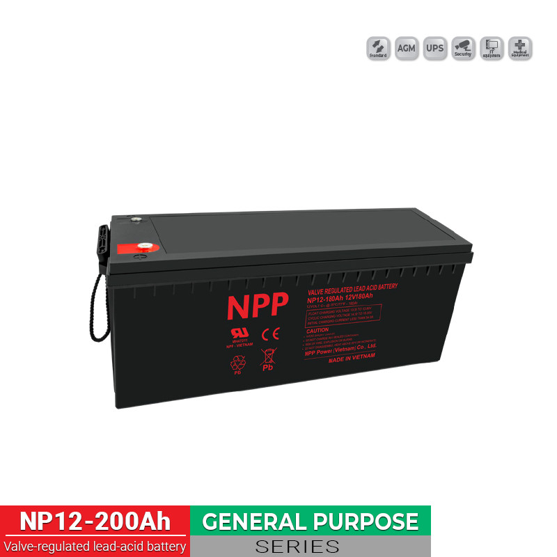 ẮC QUY NP 12V – 200AH Công ty TNHH Thiết bị Cơ điện Trường Phát