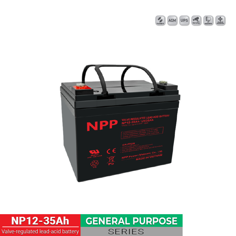 Ắc Quy NPP 35Ah 12V