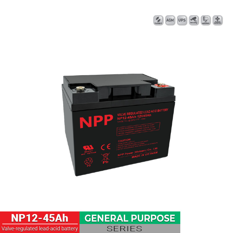 Ắc Quy NPP 45Ah-12V