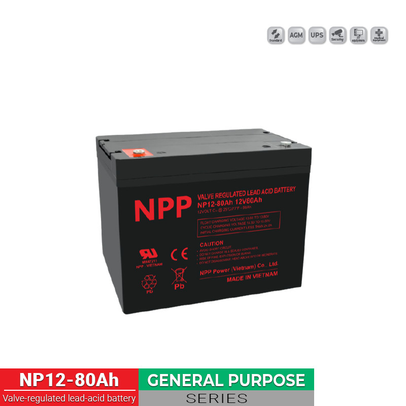 ẮC QUY NP 12V – 80AH