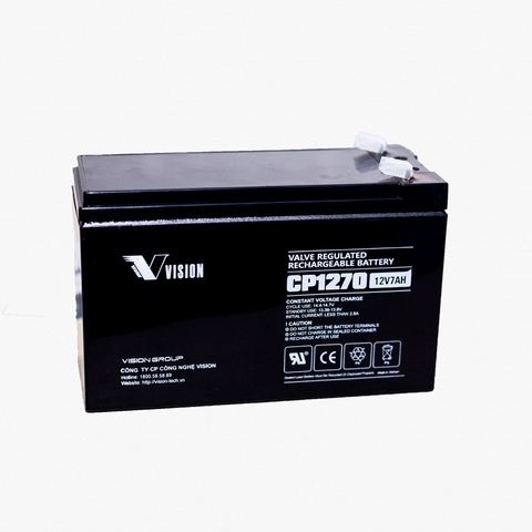 Ắc quy Vision 12V-7Ah